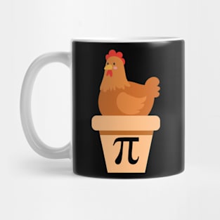 Chicken Pot Pi Funny Math Teacher Mathematics Student Gift Mug